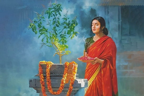 Tulsi pooja
