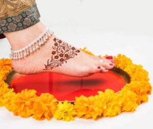 Foot Entering In House