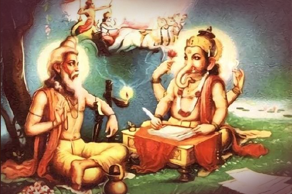 Ganesh ji , Sage Vyasa , mahabharat