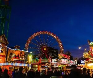 Dussehra fair. tower ride
