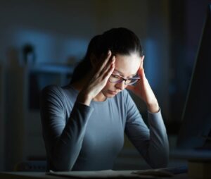 stressed, effect of rahu and moon conjunction 