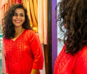 red color outfit for diwali