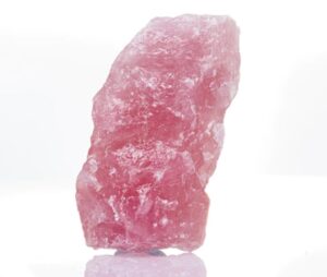 Pink quartz stone