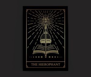 Tarot card The Hierophant
