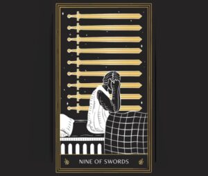 Tarot card Nine of Swords