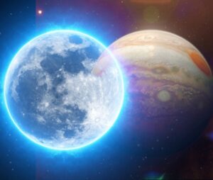 Jupiter and Moon Planets