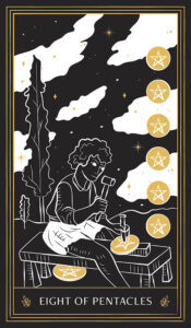 eight of pentacles