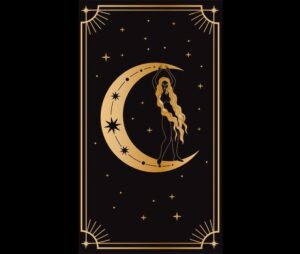 The Moon Tarot Card