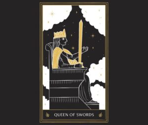 Queen of Swords Tarot Card