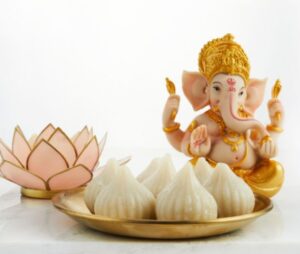 Lord Ganesha With Modak