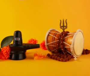 Damru, Shivling, Trishul & Rudraksh