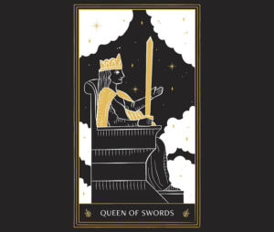 Queen of Swords Tarot Card