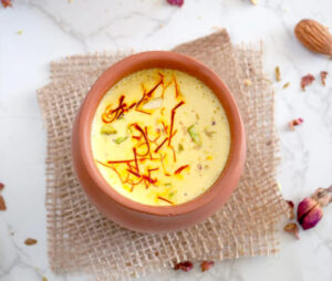 Kesar with Milk