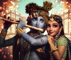 Lord Krishna And Radha