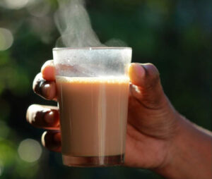 Hot Tea In Glass