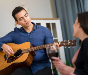Man Playing Guitar