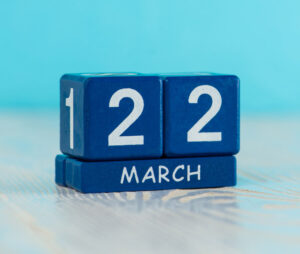 22 March