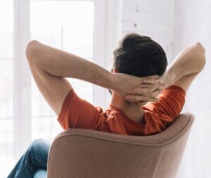 Boys Sittingon the chair