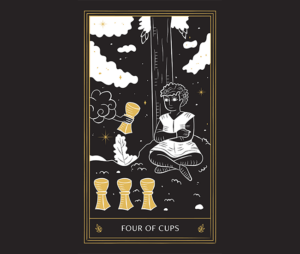 Four of cups Tarot Card