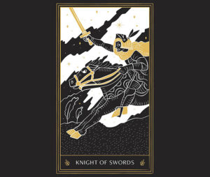 Knight of Swords Tarot Card