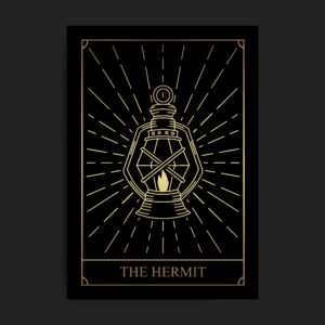 The Hermit Tarot Card