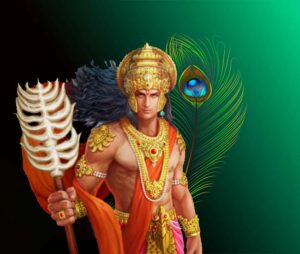 Indra Dev with MorPankh