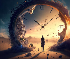 Swastika symbol symbolizing era, time and speed