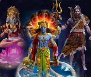 shiv,vishnu and brahma