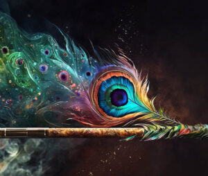 Peacock Feather in Dream