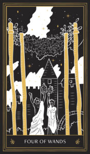 four of wands