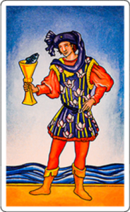 Page of Cups  card