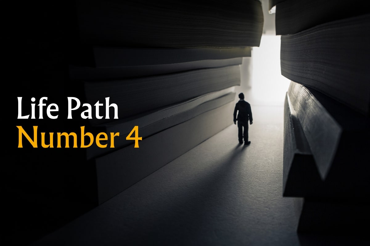 life path number 4 meaning by instaastro