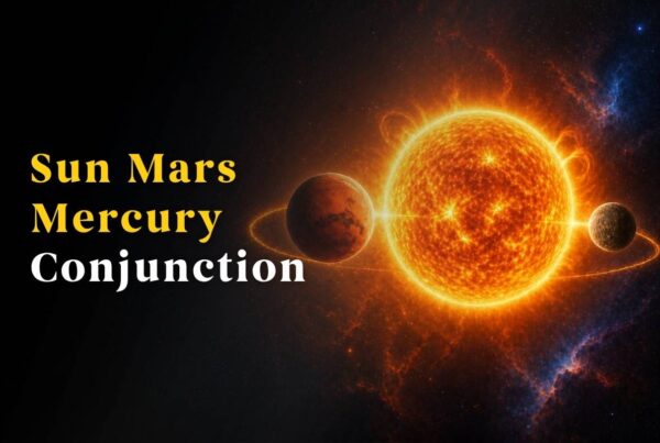 Sun Mars Mercury Conjunction by instaastro